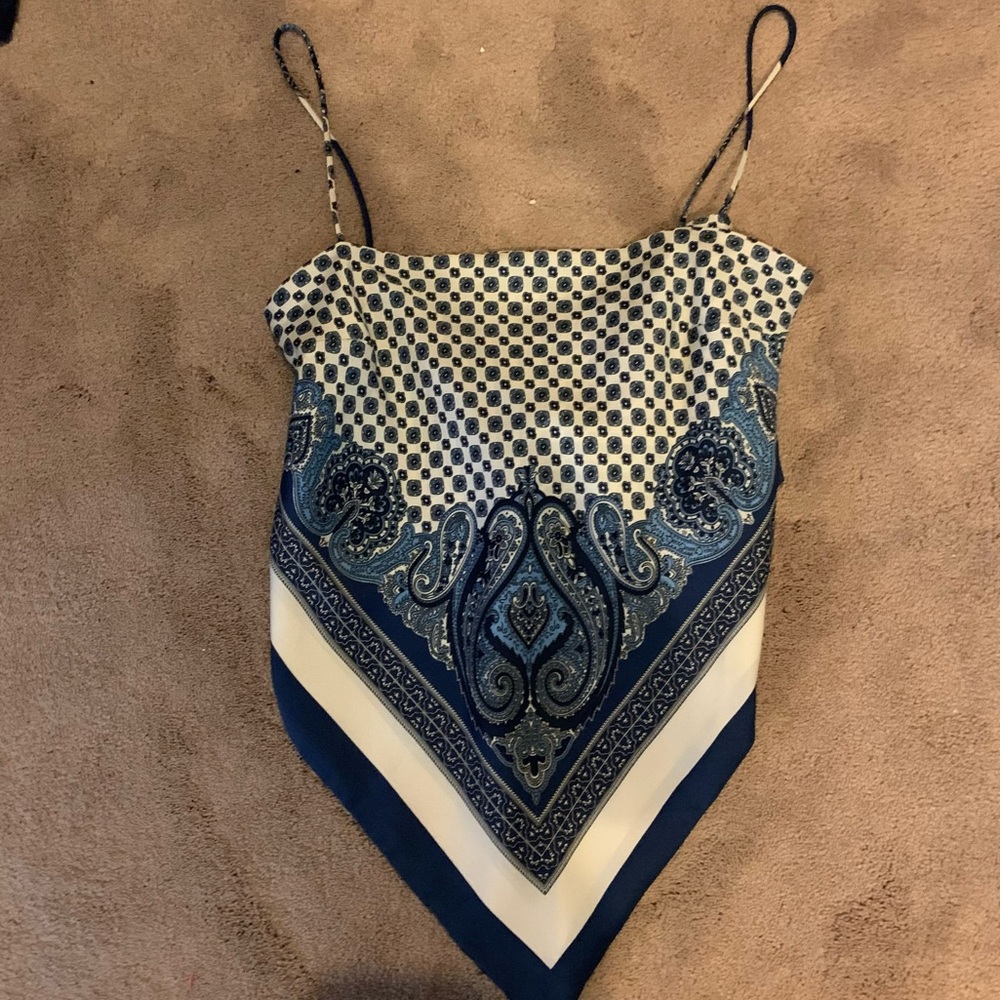 ZARA Scarf Top